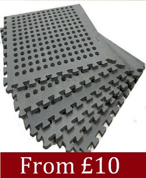 11mm Lightweight Perforated Interlocking Gym Mats